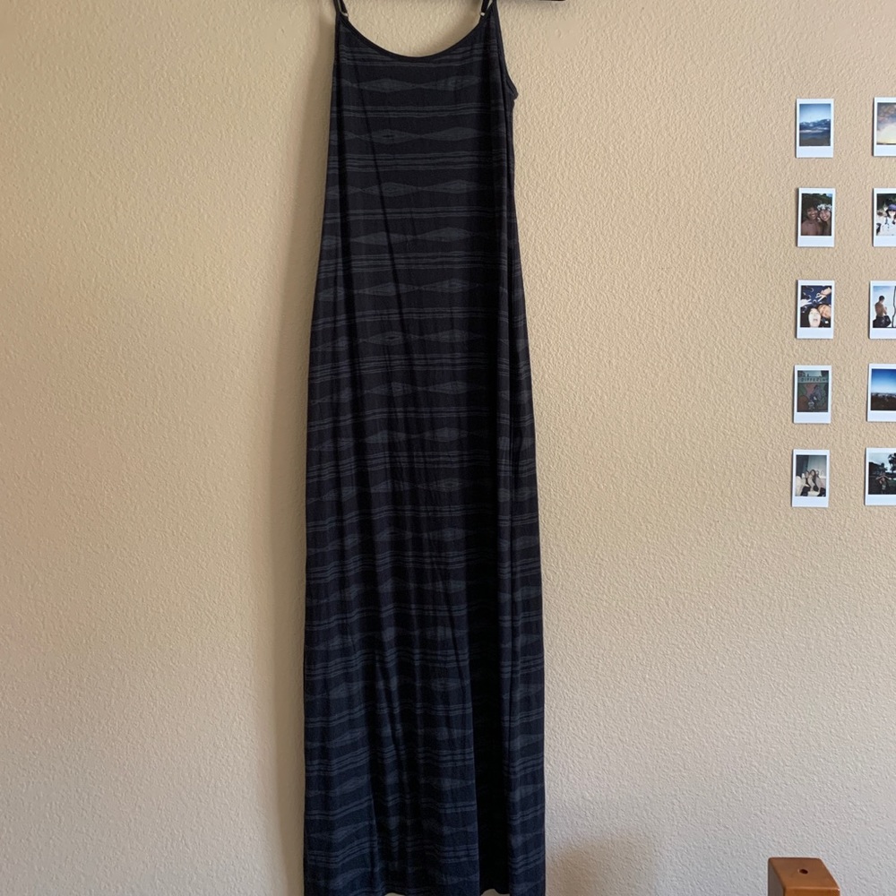 Billabong black summer surfer maxi dress